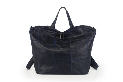 李記 | 原創手工真皮 | 格子元素で後背包b771號