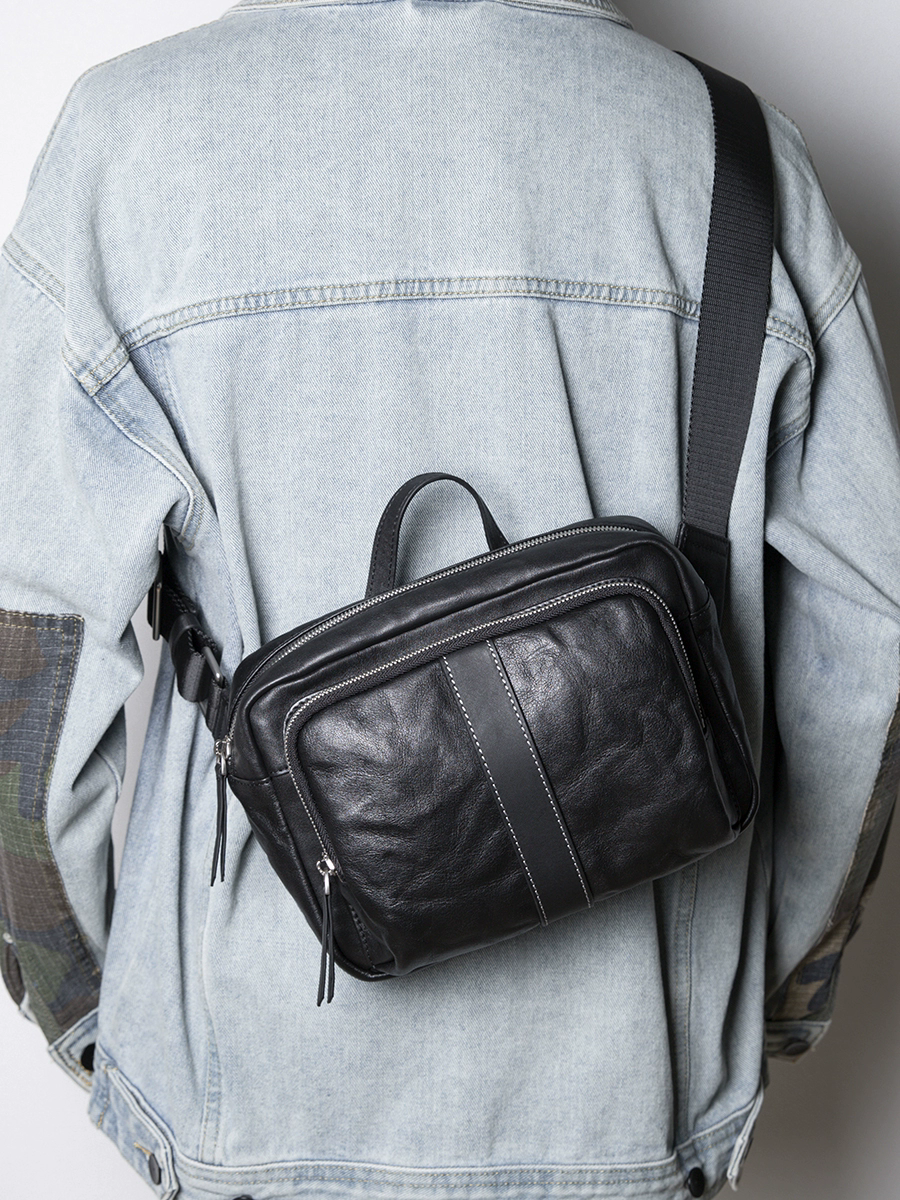 李記 | 原創手工真皮 | 毫不費力彰顯高品質の斜唄包B804號