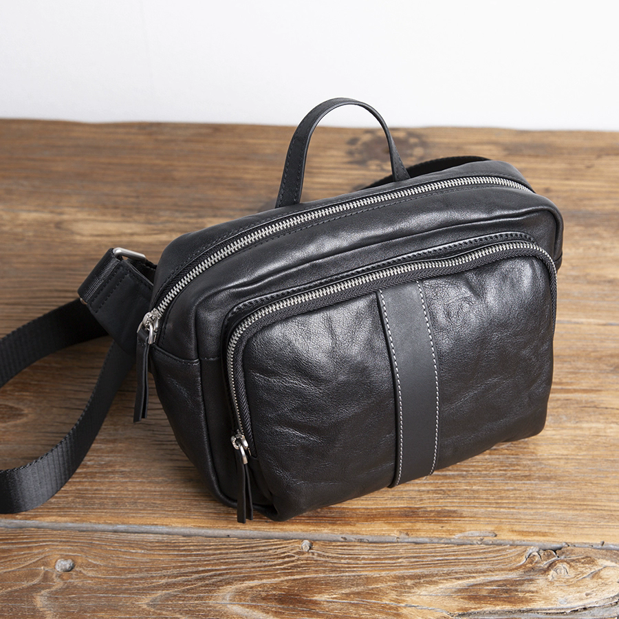 李記 | 原創手工真皮 | 毫不費力彰顯高品質の斜唄包B804號