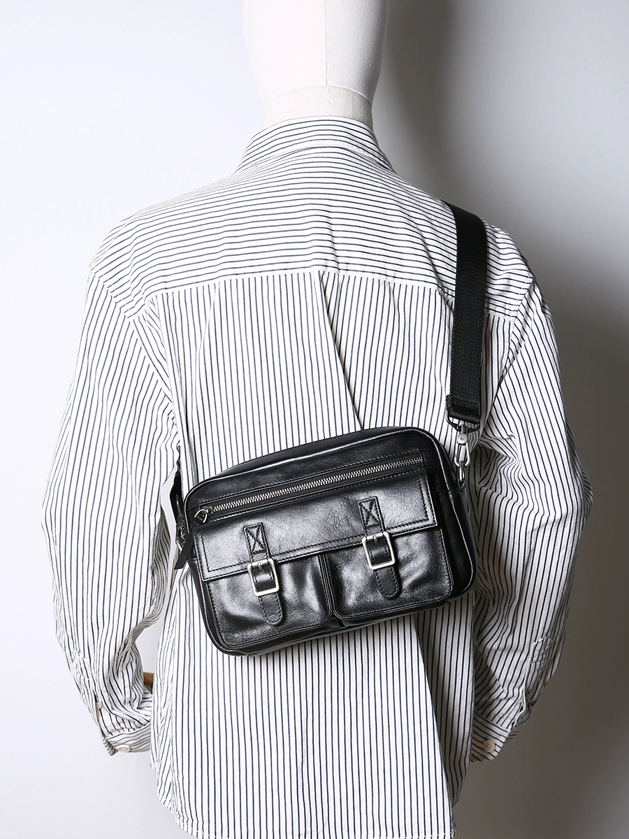 李記 | 原創手工真皮 | グ小包頭層牛革カ通勤包B846號