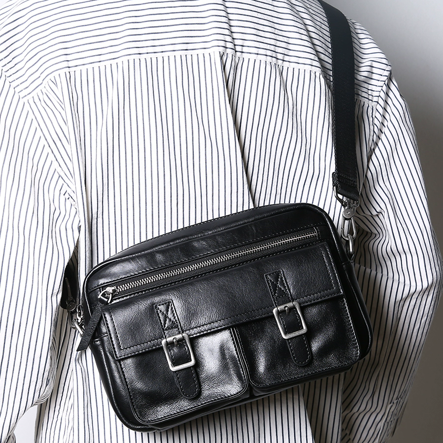 李記 | 原創手工真皮 | グ小包頭層牛革カ通勤包B846號