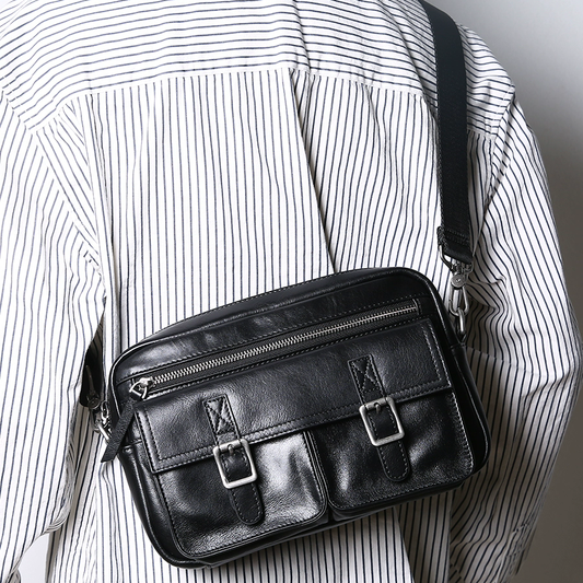 李記 | 原創手工真皮 | グ小包頭層牛革カ通勤包B846號