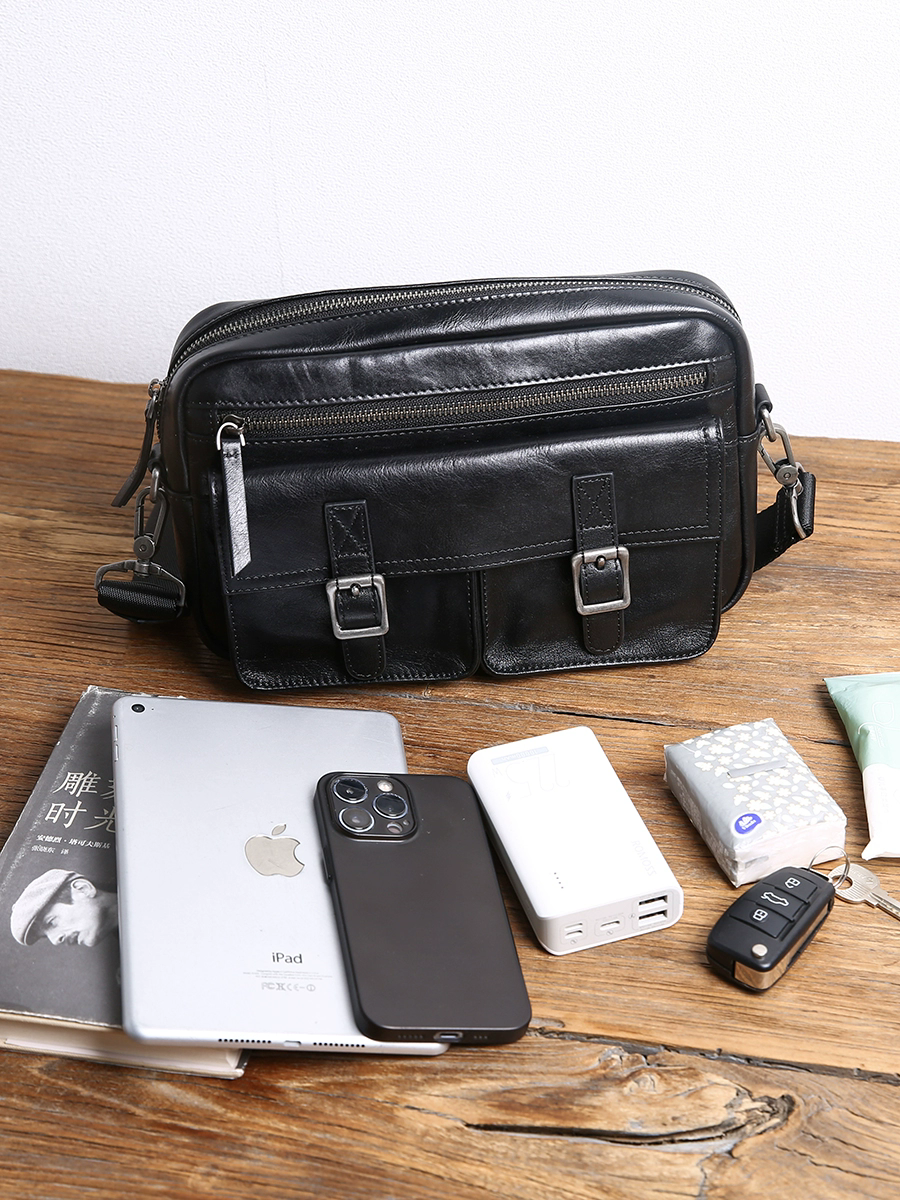 李記 | 原創手工真皮 | グ小包頭層牛革カ通勤包B846號