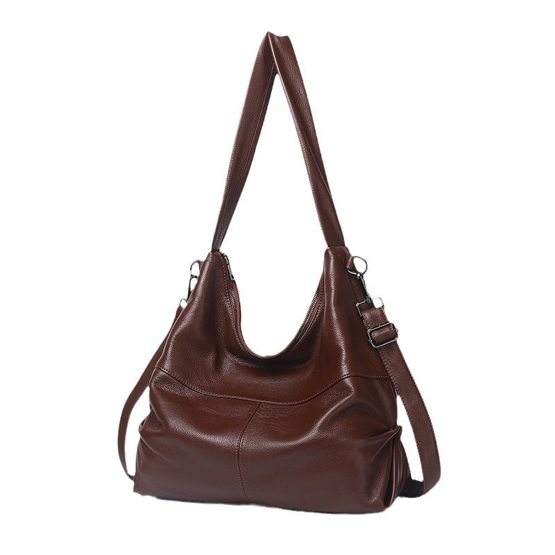 李記 | 原創手工真皮 | 韓版バ簡約な本革シ托特包B9938號