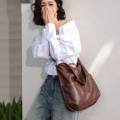 李記 | 原創手工真皮 | 韓国版カジュアル大容量バッグB9939號