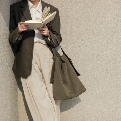 李記 | 原創手工真皮 | 慵懶feel~誰背都好看の托特包BB2210號