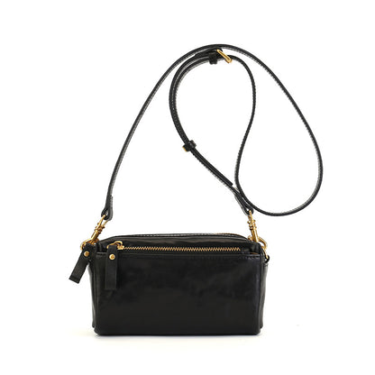 李記 | 原創手工真皮 | 日式經典設計の斜唄包cb495號