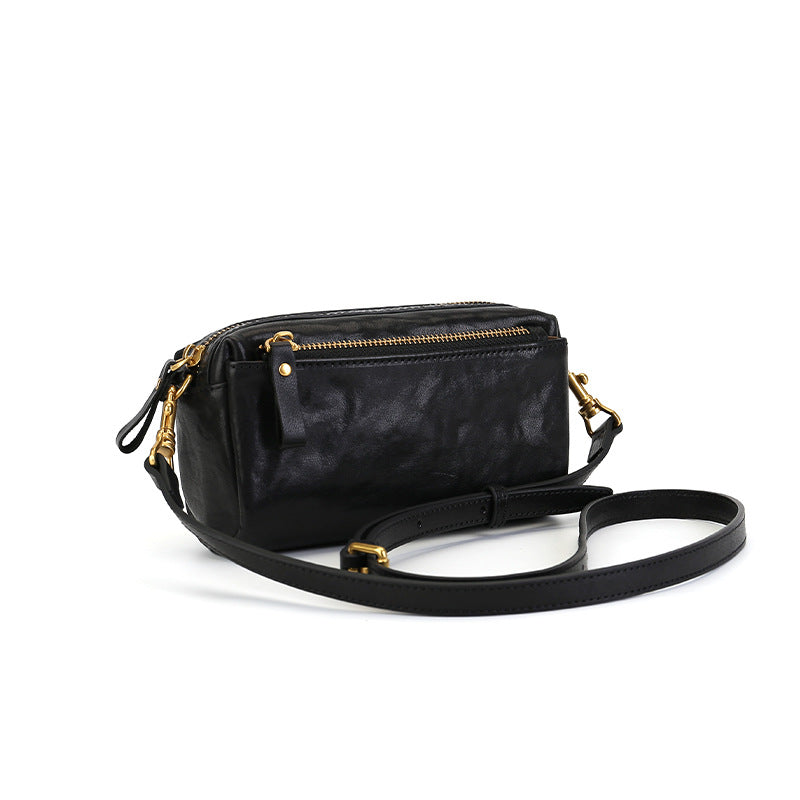 李記 | 原創手工真皮 | 日式經典設計の斜唄包cb495號