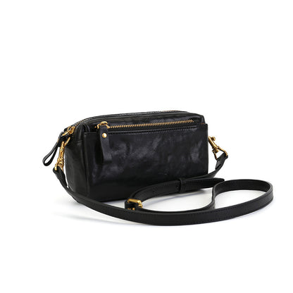 李記 | 原創手工真皮 | 日式經典設計の斜唄包cb495號