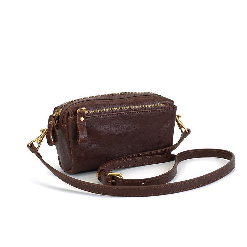 李記 | 原創手工真皮 | 日式經典設計の斜唄包cb495號