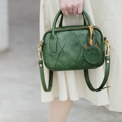 李記 | 原創手工真皮 | 日系復古い質感手提包cm317號