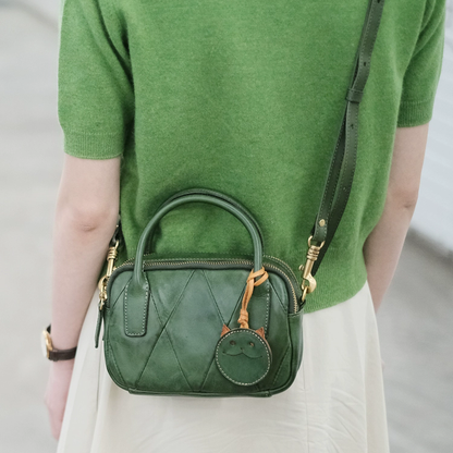 李記 | 原創手工真皮 | 日系復古い質感手提包cm317號