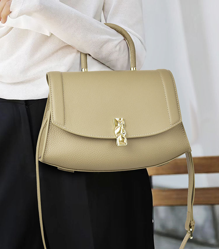 李記 | 原創手工真皮 | 気質て手触りが優雅で手提包D3900號