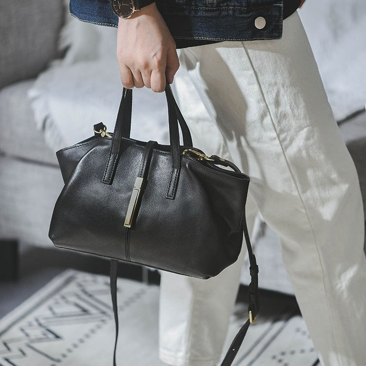 Li Ji | Original handmade genuine leather | Pure handmade genuine leather and high quality handbag No. D70045 