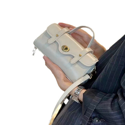 李記 | 原創手工真皮 | 個性が颯爽と復古小方包D9256號