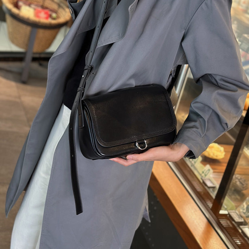 李記 | 原創手工真皮 | 經典休閒い簡單斜唄包D9260號