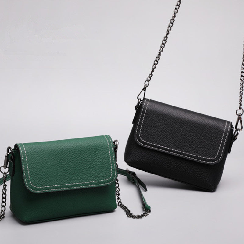 李記 | 原創手工真皮 | 天然紋様い気質の簡約小包D9772號