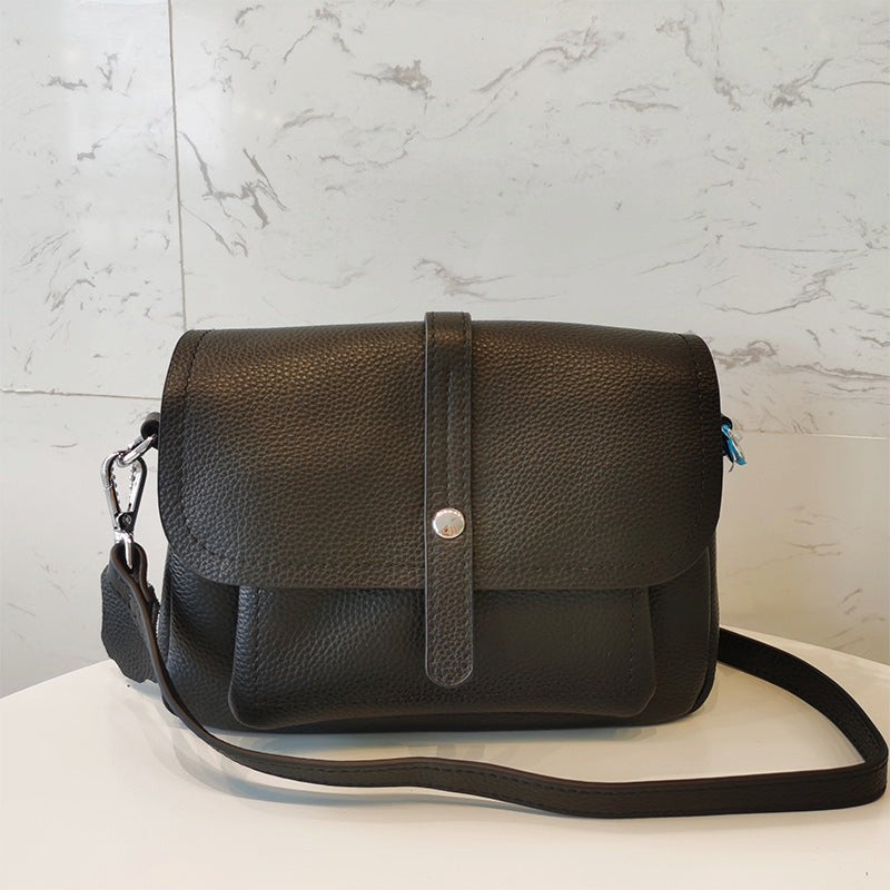 李記 | 原創手工真皮 | 優雅で気質が勢い質感肩背包F628號