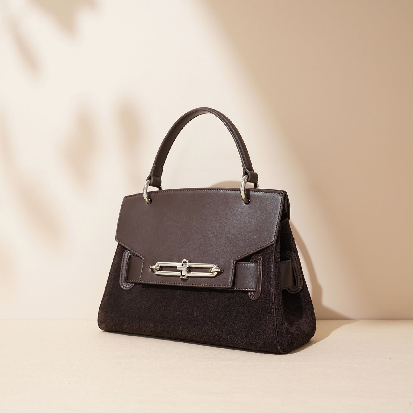 李記 | 原創手工真皮 | 上質で二層磨砂牛革ら柔か鉑金包F9588A號