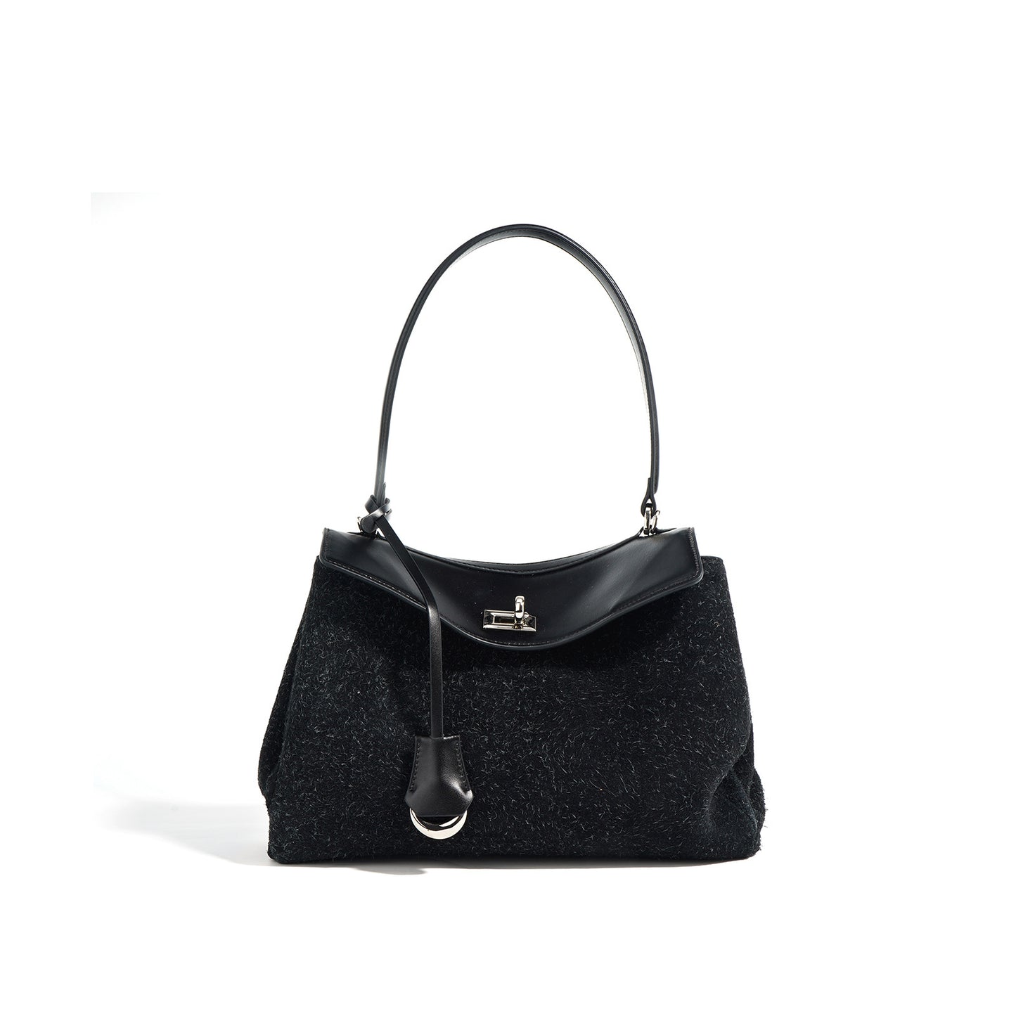 Li Ji | Original handmade leather | High-end frosted cowhide handheld Kelly bag No. F9766 