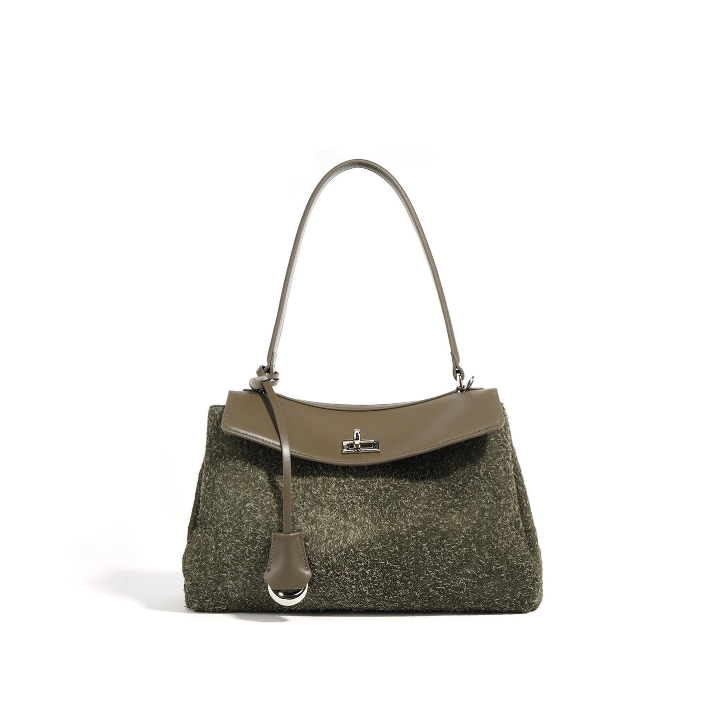 Li Ji | Original handmade leather | High-end frosted cowhide handheld Kelly bag No. F9766 