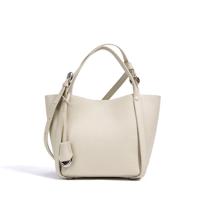 李記 | 原創手工真皮 | 小清新い實用通勤手提包F9795A號