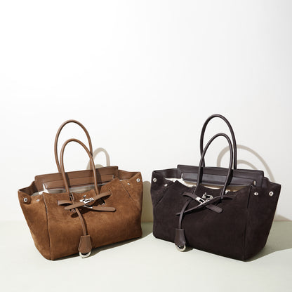 李記 | 原創手工真皮 | 強い柔らかい二層牛革通勤包F9876B號