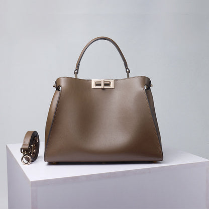 李記 | 原創手工真皮 | 職業風氣質の手提包FD010號