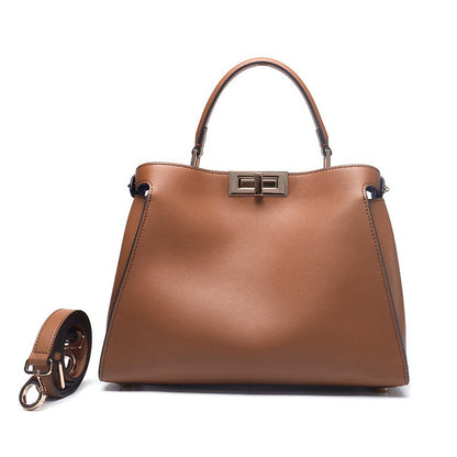 李記 | 原創手工真皮 | 職業風氣質の手提包FD010號