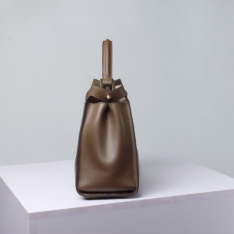 李記 | 原創手工真皮 | 職業風氣質の手提包FD010號