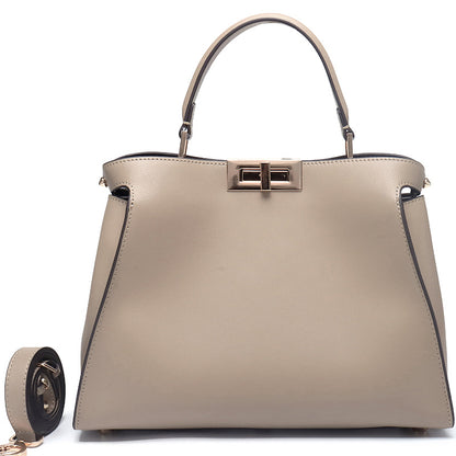 李記 | 原創手工真皮 | 職業風氣質の手提包FD010號