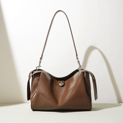 李記 | 原創手工真皮 | 油蠟皮通勤托特包fd3018號