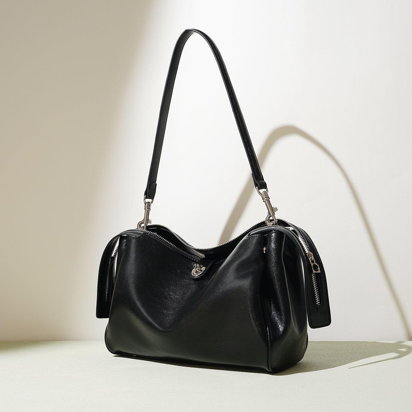 李記 | 原創手工真皮 | 油蠟皮通勤托特包fd3018號