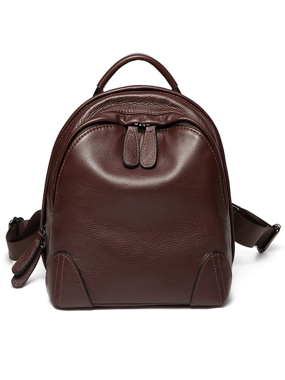 李記 | 原創手工真皮 | 小身材 大容量の輕便後背包H082號