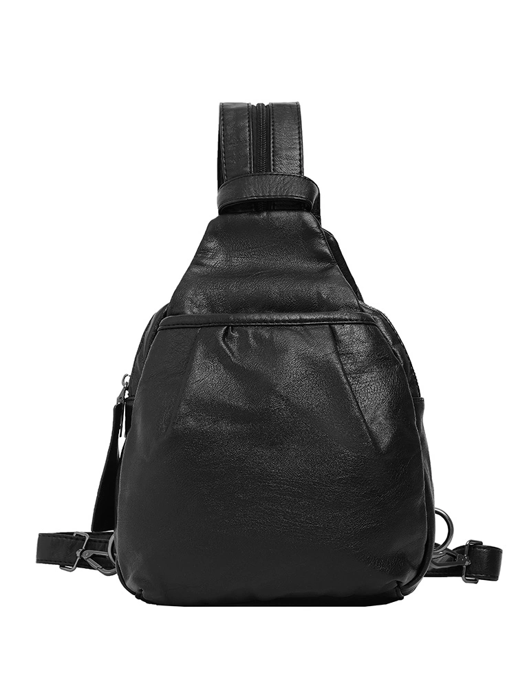 李記 | 原創手工真皮 | 多機能ミニ軽量ム小背包H104號