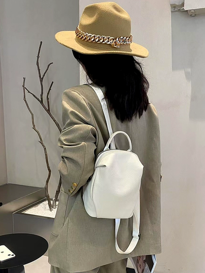 李記 | 原創手工真皮 | 簡約實力派の通勤後背包H182號