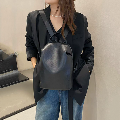 李記 | 原創手工真皮 | 簡約實力派の通勤後背包H182號