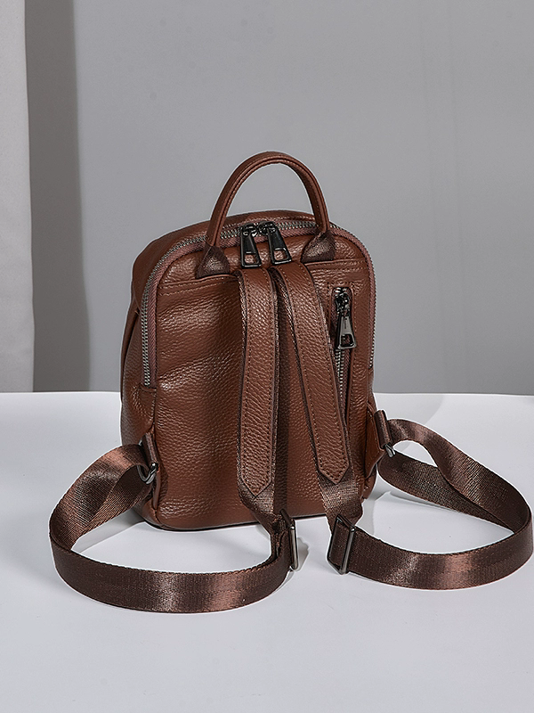 李記 | 原創手工真皮 | 簡約實力派の通勤後背包H182號