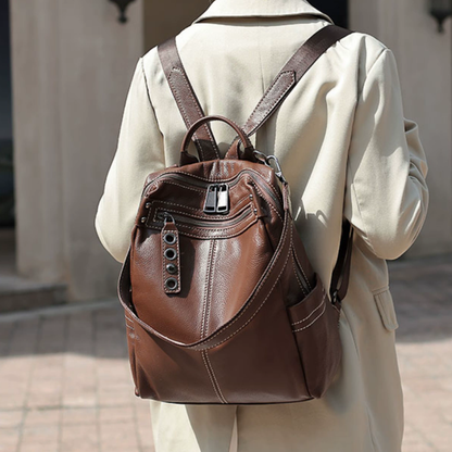 李記 | 原創手工真皮 | 高級感の差旅後背包H214號