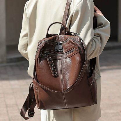 李記 | 原創手工真皮 | 高級感の差旅後背包H214號