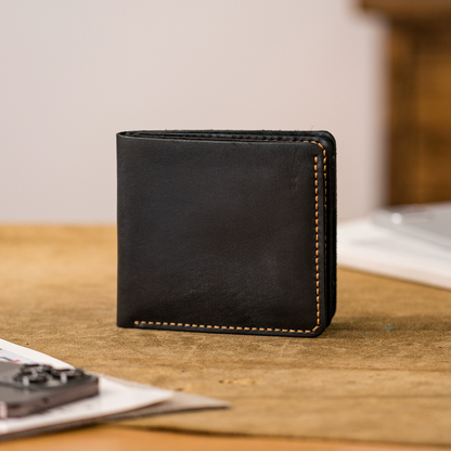 李記 | 原創手工真皮 |  純手縫い本革三つ折り卡包HB003號