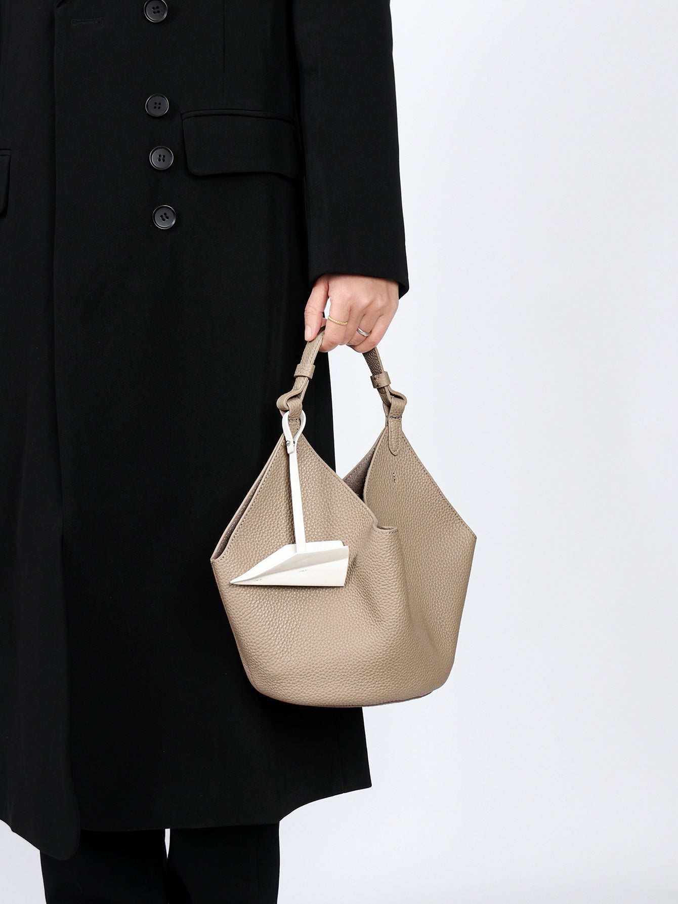 李記 | 原創手工真皮 | 獨特設計の高級感手提包j2509號