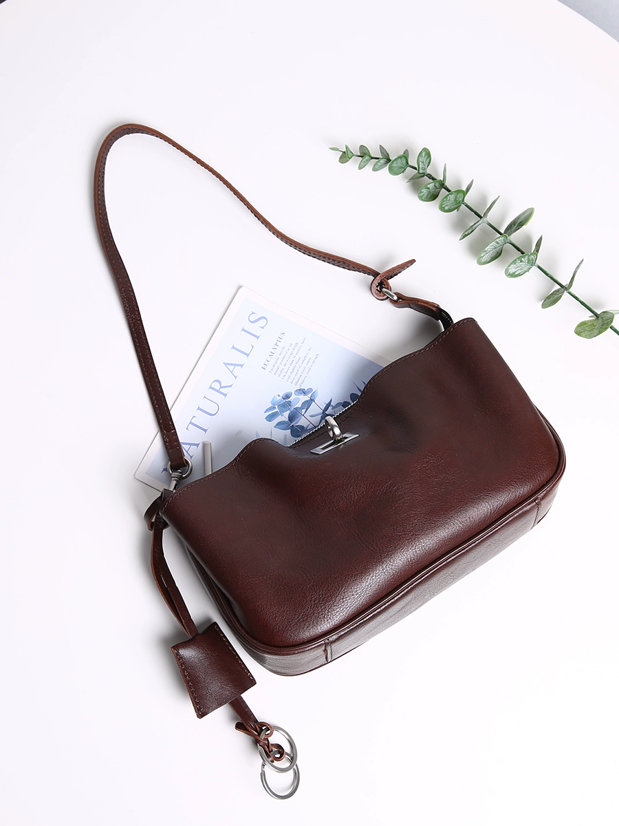 李記 | 原創手工真皮 | 法式氣質の高級腋下包L298號