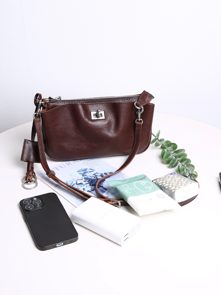 李記 | 原創手工真皮 | 法式氣質の高級腋下包L298號