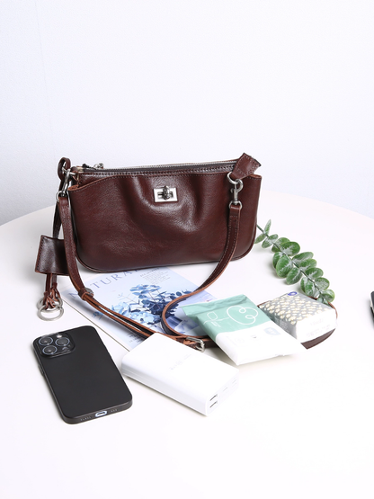 李記 | 原創手工真皮 | 法式氣質の高級腋下包L298號