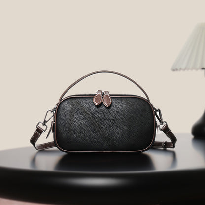 Li Ji | Original handmade genuine leather | Xia の単品でprivate and Chong拝し slanted bag No. L4005 