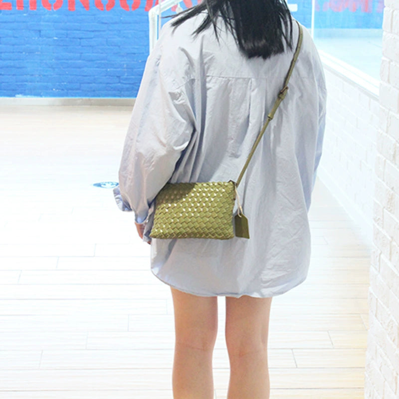 李記 | 原創手工真皮 | 法式復古い編織包MS6020號