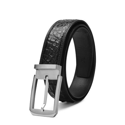 李記 | 原創手工真皮 | 暹羅鱷魚皮針扣腰帶 PD181號