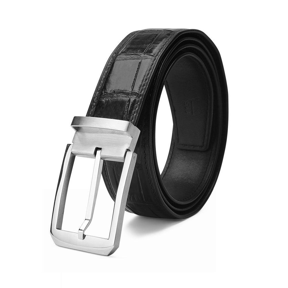 李記 | 原創手工真皮 | 暹羅鱷魚皮針扣腰帶 PD181號