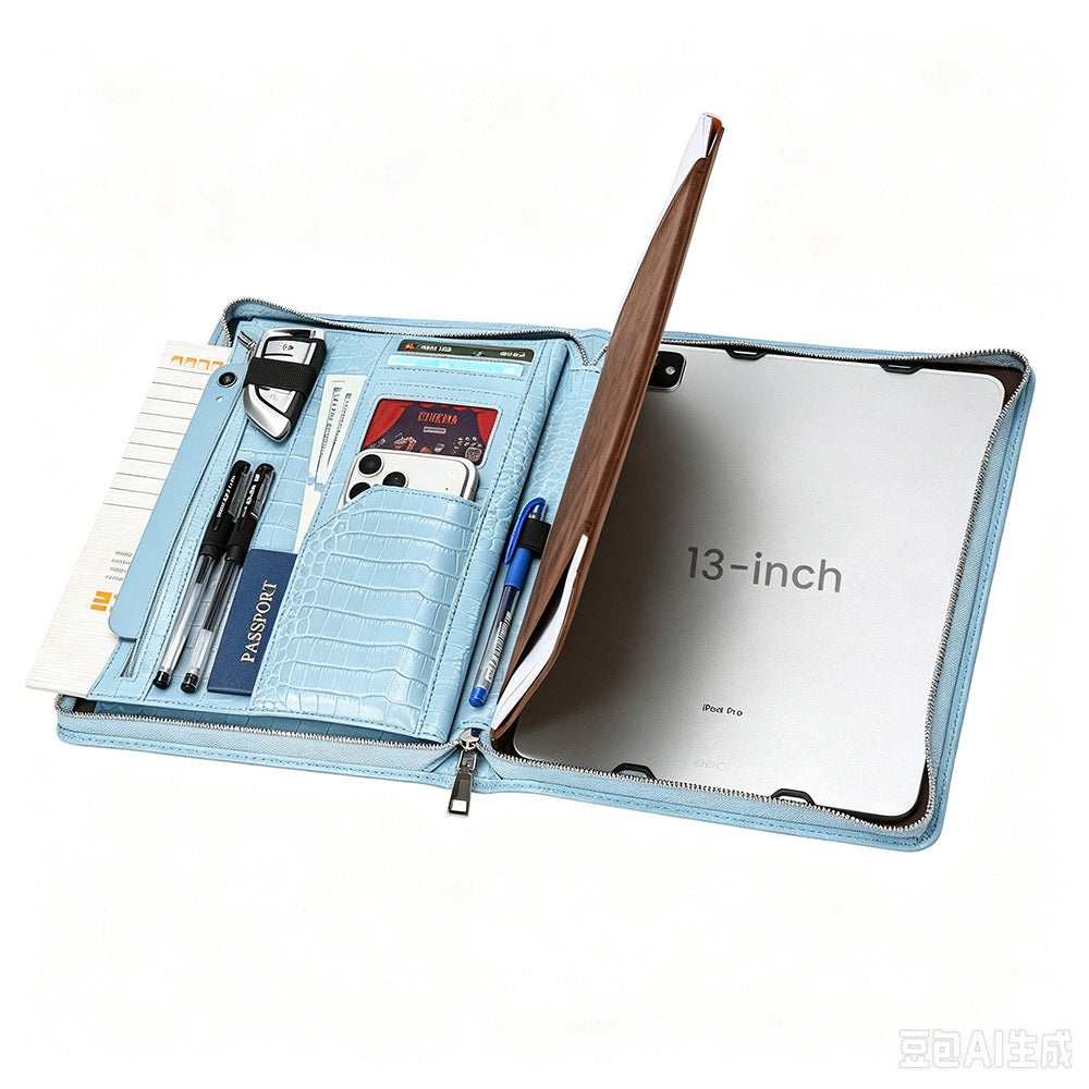 李記 | 原創手工真皮 | 瘋馬皮~多功能萬用手册2113號